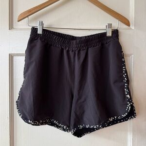 Wild Rye | Black Women's Shorts with White Polka Dot Trim sz 6